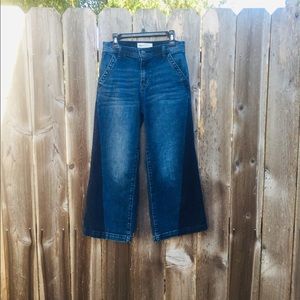 GAP Wide Leg Cropped Jeans